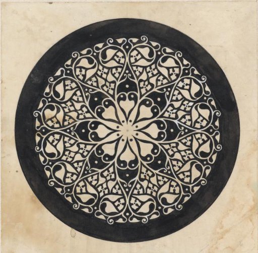 Ornamental filling in a circle