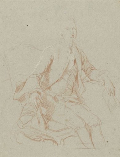 Seated gentleman with a book