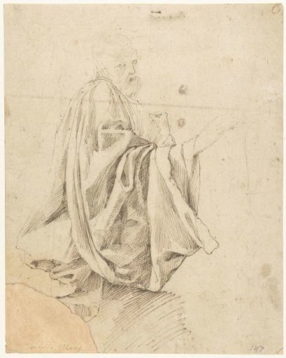Study for a kneeling figure