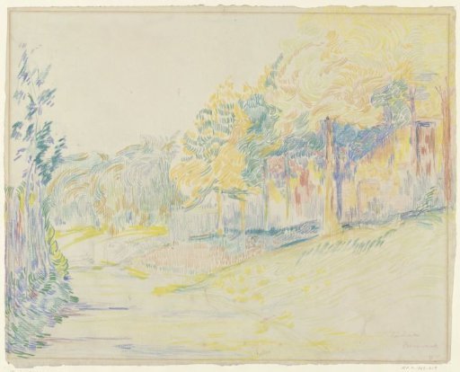 Wooded Path with a Border