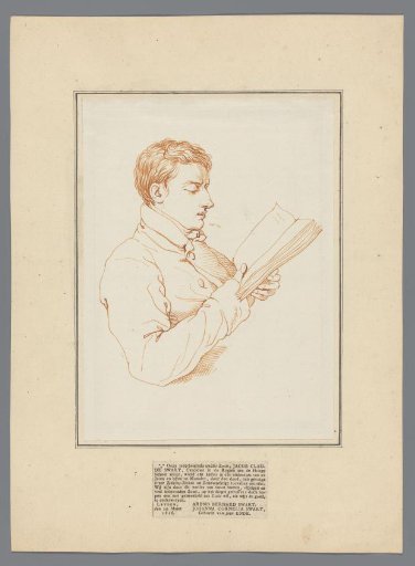 Portrait of Jacob Claude Swart, reading