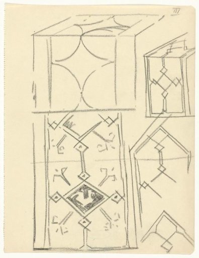 Ornamental designs on blocks
