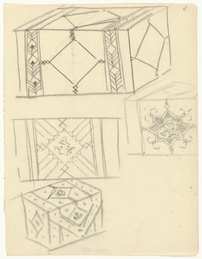 Ornamental designs on blocks