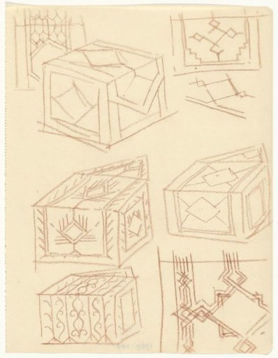 Ornamental designs on blocks
