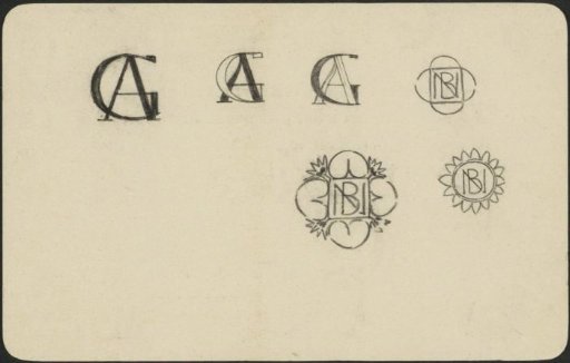 Designs for monograms