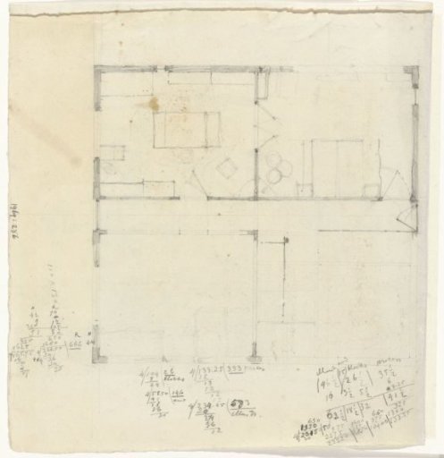 Floor plan of a house