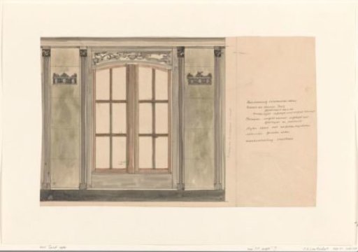 Design for a wall of the mail steamer