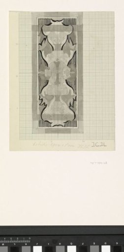 Design for a carpet with abstract pattern