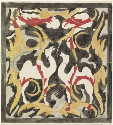 Design for a Tile Tableau with Two Camels