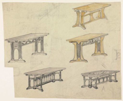 Five designs for tables