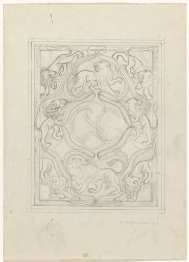 Design for an ex libris for the artist's son