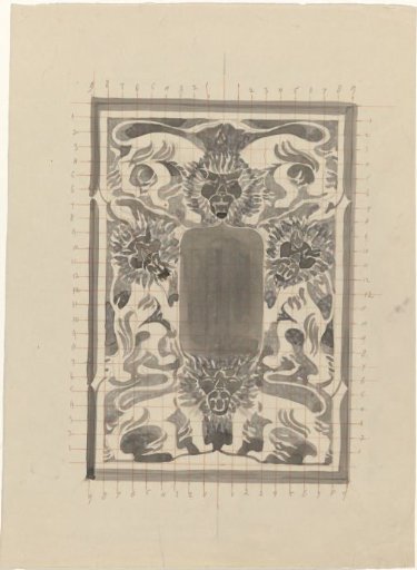 Ornamental design with lions