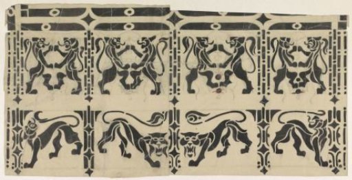 Design with six lions