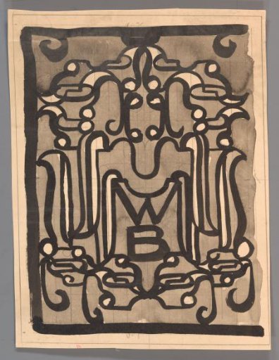 Design for a vignette (?) for the Wereldbibliotheek