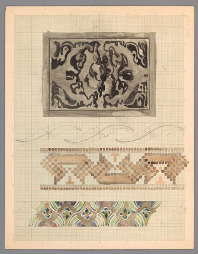 Design for an ex libris with monogram CWL
