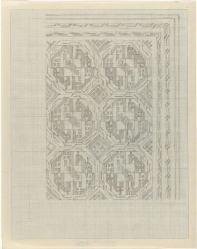 Decorative design with geometric motif