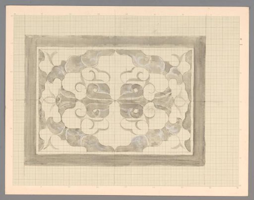 Decorative Design in Grey and White