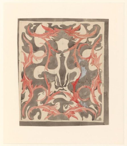 Decorative design with animal motifs
