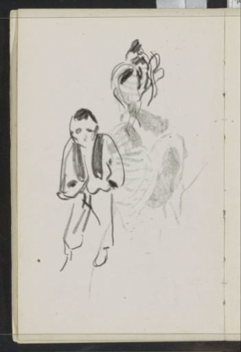Standing man and a study