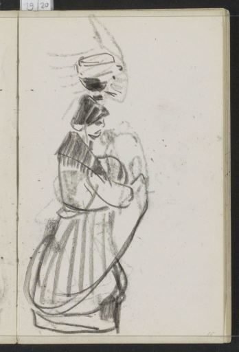Figure in an Eastern cape