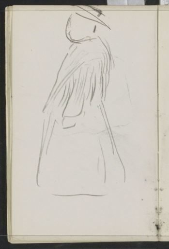 Woman with a scarf and hat