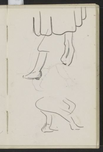 Lower body, feet and a skirt