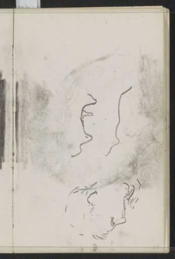 Head of a man with an open mouth