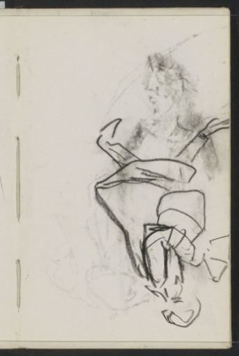 Walking Woman with a Bag on Her Arm
