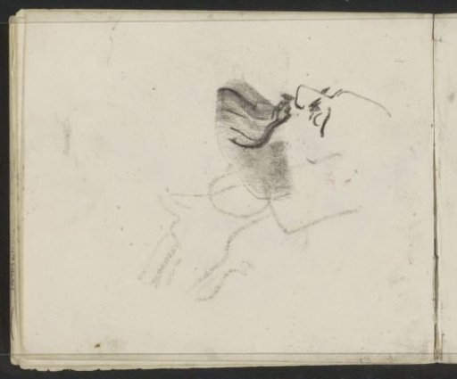Head of a man with a beard