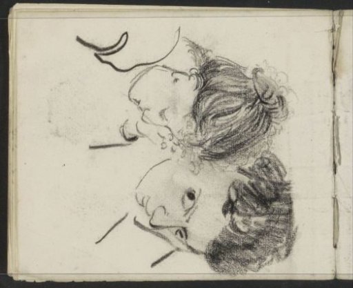 Two women's heads