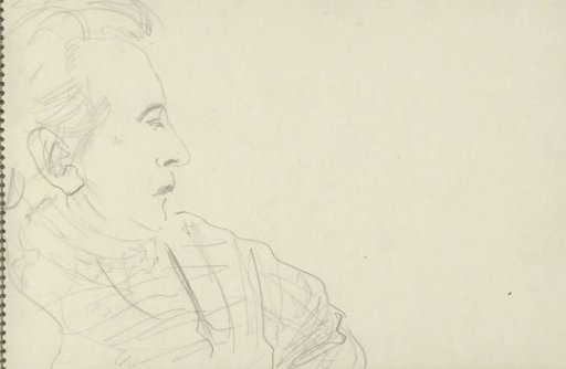 Head of a woman, presumably Joanne Lion Cachet-Cordes