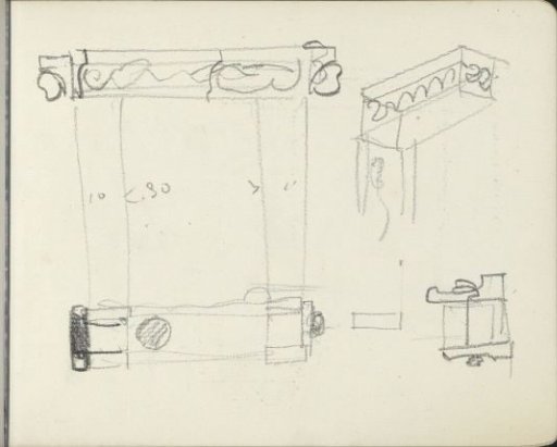 Design for a fireplace mantel
