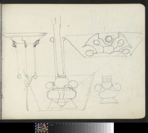Designs for a lampshade and base