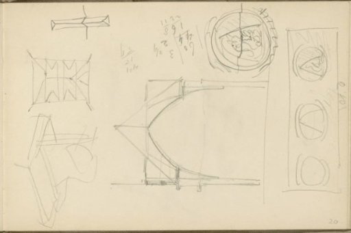 Architectural studies and decorative patterns