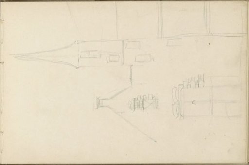 Row house with a bell-gable and spire