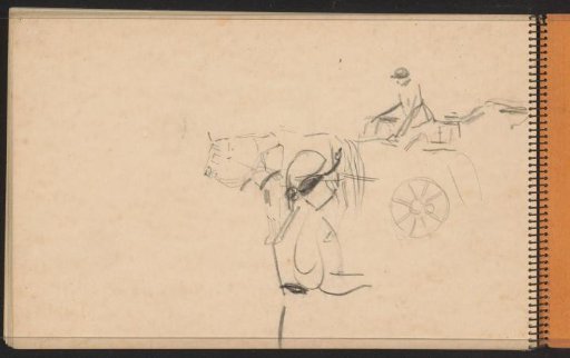 Horseman and a horse