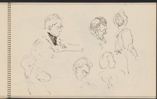 Portrait heads of Joanna Lion Cachet-Cordes