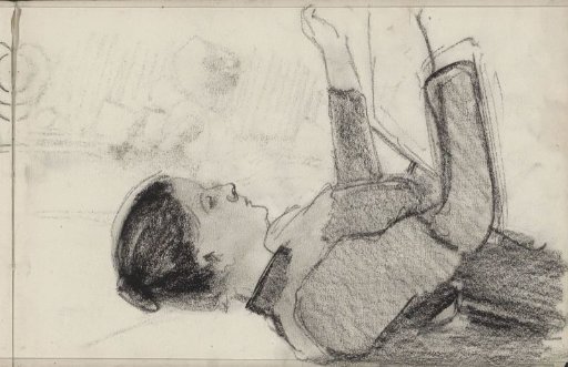 Woman sitting at a table