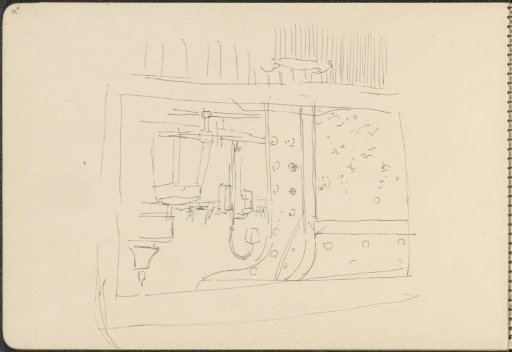 View of a street from a window
