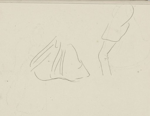 Skirt, a leg, and a torso