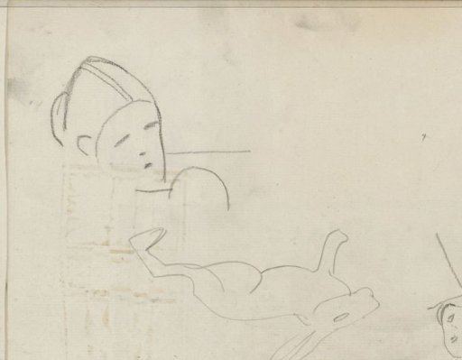 Figures with caps and a rabbit
