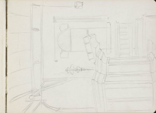 Design for the interior of the Reformed Church in Vreeland