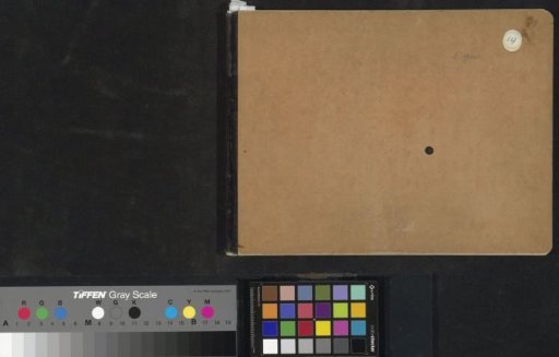 Sketchbook with 27 sheets