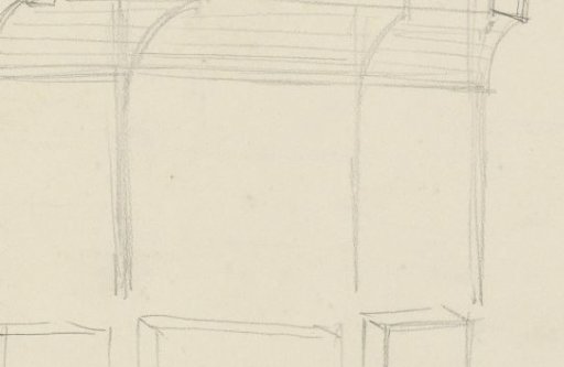 Architectural study, possibly a fireplace