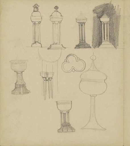 Designs for a baptismal font