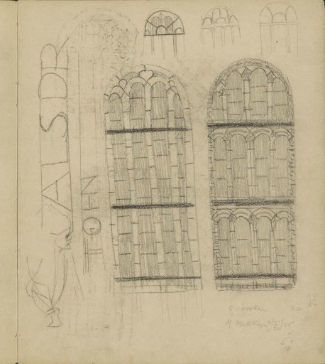 Church windows and letters