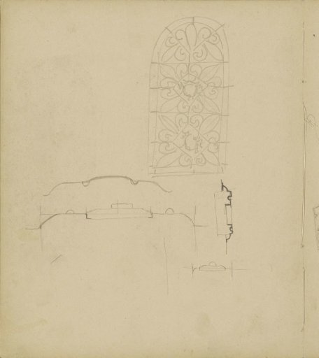 Church window and architectural studies