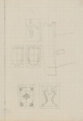 Ornaments with windows and a bird