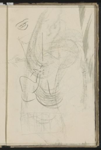 Study Sheet, including a figure balancing on a rope