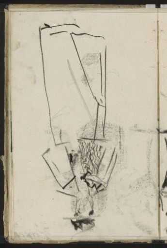 Standing woman with a hat